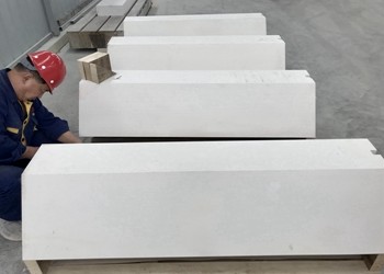 Quality High Grade Fused Cast Kiln Refractory Bricks Customized Size For Glass Furnace for sale