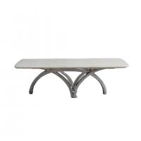 China Stainless Steel Metal Legs Modern Dining Furniture For Home Office Decoration factory
