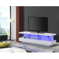 China Wood Panel Living Room TV Console Cabinet White Lacquer TV Stand factory