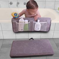 china Machine Washable Kneeling Bath Mat High Safety With 6 Strong Suction Cups