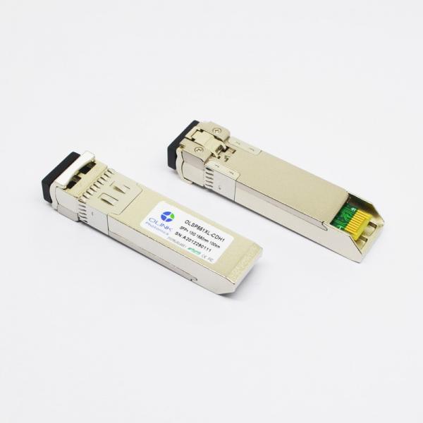 Quality Dell Compatible 10GBASE-ZR 1550nm 100km LC SFP+Optical Transceivers DOM for sale