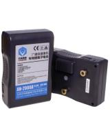 China Gold-mount 130Wh li-ion battery for Panasonic pro video camera factory