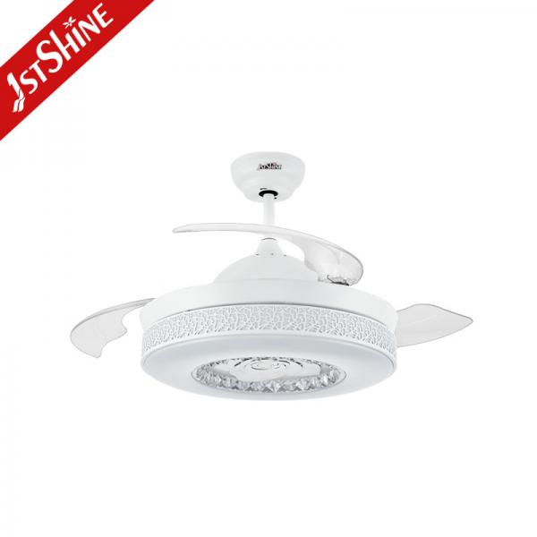 Quality Retractable 42 Inch Bladeless LED Ceiling Fan Indoor Remote Control for sale
