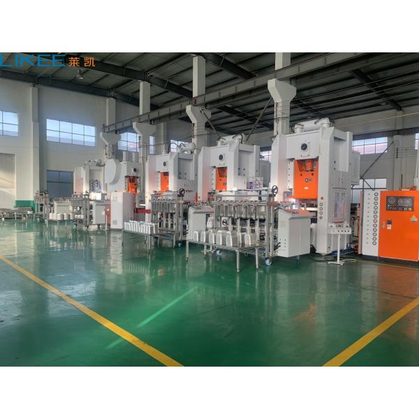 Quality 380V 50HZ Aluminium Food Container Making Machine Operation Easily for sale