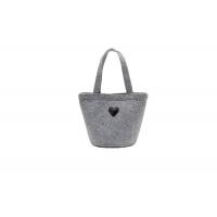 China 20*41 Cm Felt Handbag Fashion Style Heart Pattern With Waterproof Surface factory