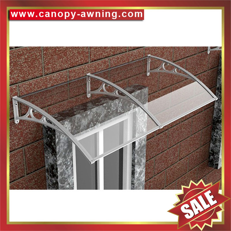 China excellent house diy door window pc polycarbonate canopy awning shelter canopies cover with cast aluminum alu bracket for sale