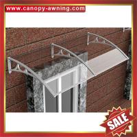 China house diy door window pc polycarbonate canopy awning shelter canopies cover with cast aluminum alu bracket arm for sale for sale