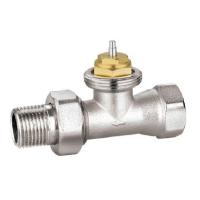 Quality Thermostatic Isolation Straight Towel Rail Valves 1/2'' X 1/2'' LightWeight for sale