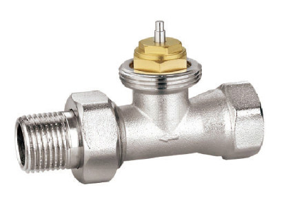 Quality Thermostatic Isolation Straight Towel Rail Valves 1/2'' X 1/2'' LightWeight for sale