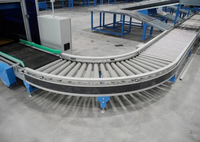 China Zhengzhou Generate Machinery Curve Gravity Roller Conveyor for Sale factory