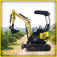 Quality 2 Ton Mini Crawler Excavator Digging Machines For Building / Construction for sale