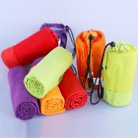 China Microfiber Sport Towel With Bag Swimming Travel Gym Microfiber Towel factory
