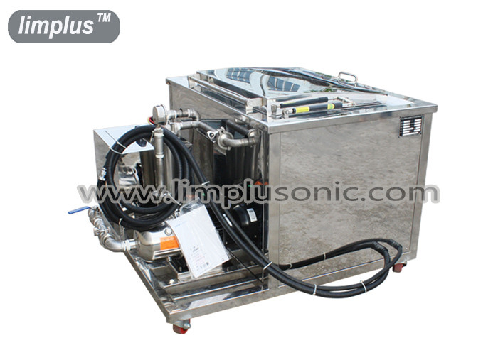 China 28KHz Two Tanks Automotive Ultrasonic Cleaner Machine With Oil Filter and Dryer System for sale