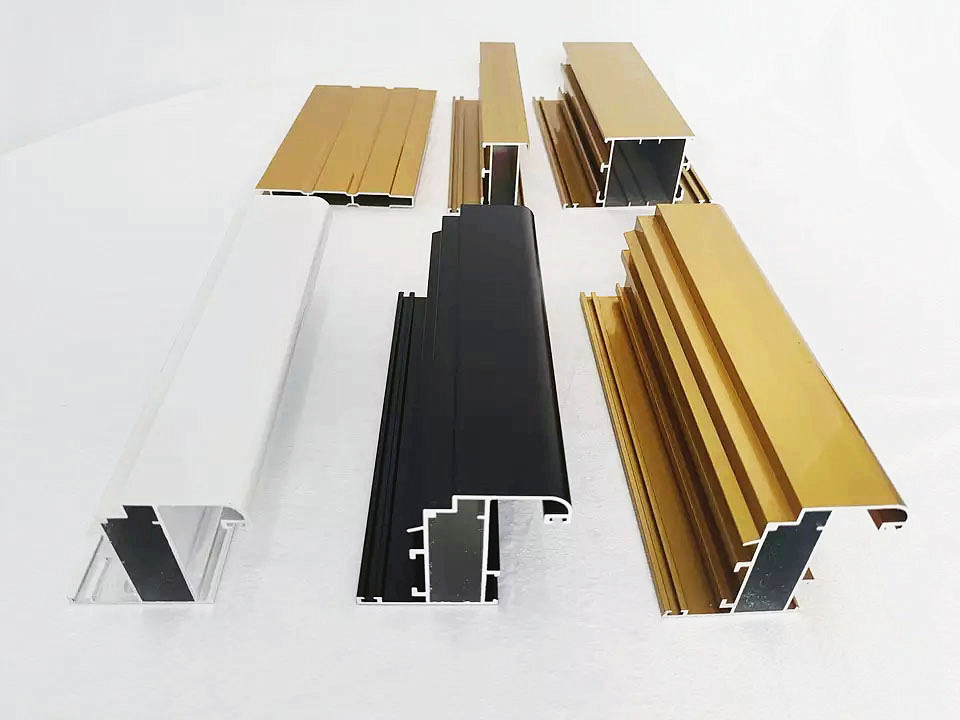 China T3 Modern Extruded Aluminum Door Profile Anodizing Sectional factory