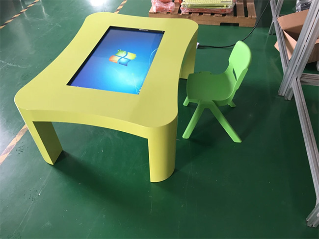 Custom Size Interactive Touch Screen Table Waterproof Touch Screen Smart Table For Kids Gaming