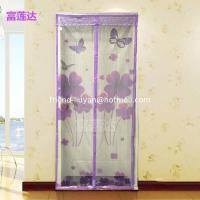 China Mosquito Net For Door Curtain, Rectangle Magnetic Door Screen,Printed Easy Fit Door Curtain factory