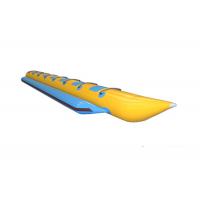 China OEM Commercial Inflatable Banana Boat 4 Persons Capactiy Strong Stitching for sale