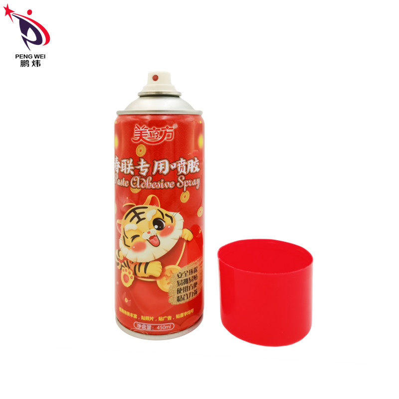 China 450ml Multiscene Heavy Duty Spray Adhesive , Advertisement Spray Adhesive For Paper factory