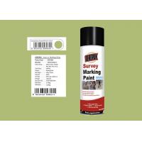 China AEROPAK 500ML bean green Survey Marking Spray Paint for land with MSDS certificat factory