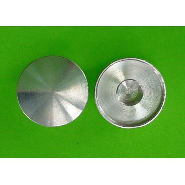 Quality Silver Oxide Aluminum End Caps for Assembled Connector 15mm x 20mm for sale