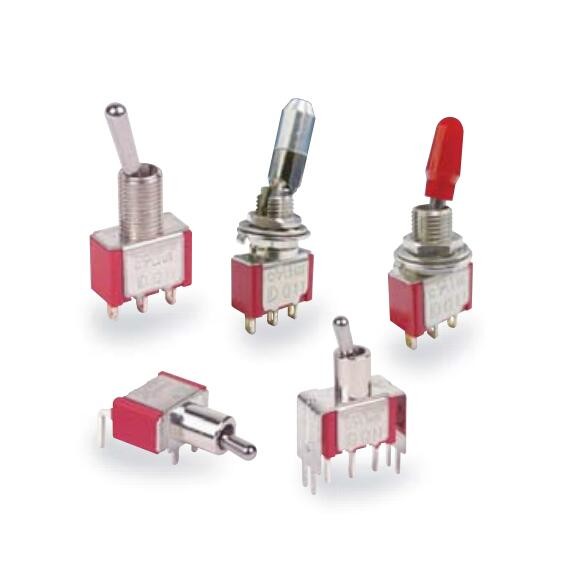 China Stainless Steel Housing Mini Toggle Switch , On Off On Toggle Switch 1M Series factory