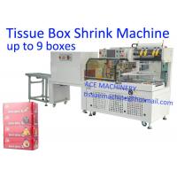 Quality Sealing Shrinking 9 Boxes Tissue Paper Packing Machine for sale