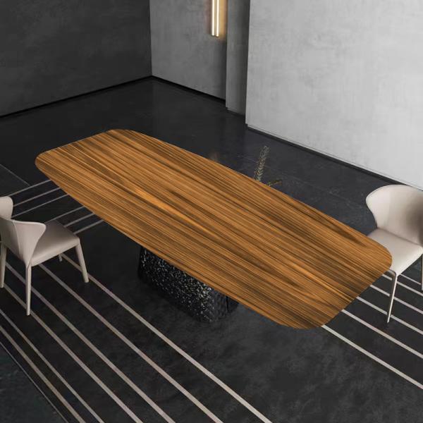 Quality Opulent Essence Industrial Wood Dining Tables 1280mm Width Luxury for sale