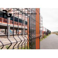 Quality Curved V Mesh Fencing Panels , 5mm V Mesh Wire Fence for sale