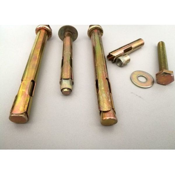 Yellow Zinc Concrete Eye Hook M10 Metal Anchor Bolts from China Factory