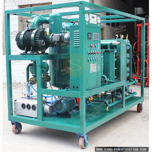 Quality Double Vacuum Stage Transformer Oil Purification Machine Large Flow Rate for sale