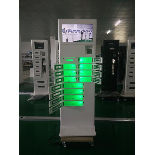 Quality Android Based System Cell Phone Battery Charging Station Touch Screen With 12 for sale
