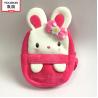 China OEM Pink Cartoon Rabbit Plush Backpack Cute Plush Bag Children Mini Schoolbag factory