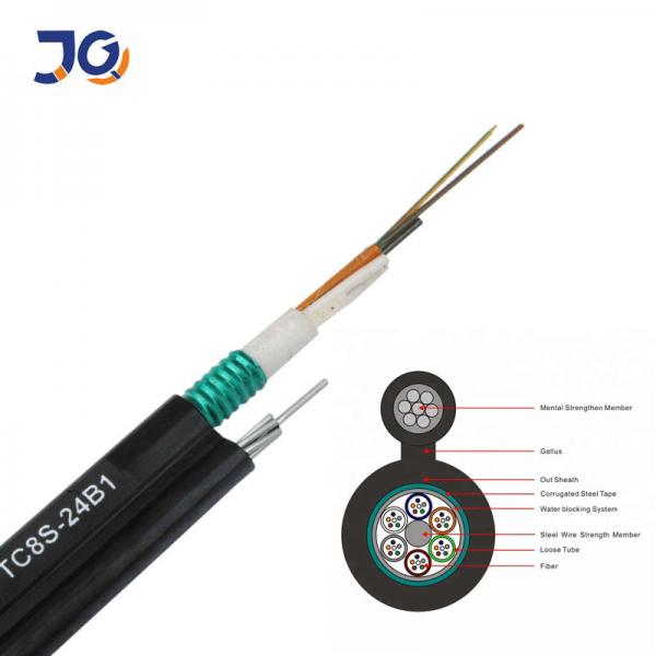 Quality ISO9001 24 Core GYTC8S Figure 8 Fiber Optic Cable for sale