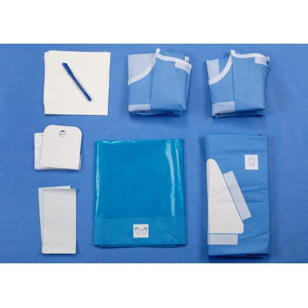 Quality Nasal ENT Sterile Surgical Packs Disposable Waterproof With Surgical Curtains for sale
