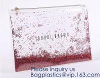 China Custom Logo Glitter Cosmetic Makeup Eva Clear Pouch / Pouches,Smiggle Pencil Case With Glitter,Tissue Bag CD Case Docume factory