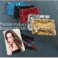China Heat Transfer Blank Strapping Sequin Small Hand bag For Sublimation Printing,Sublimation Multicolor Sequin Bag Blanks  pack factory