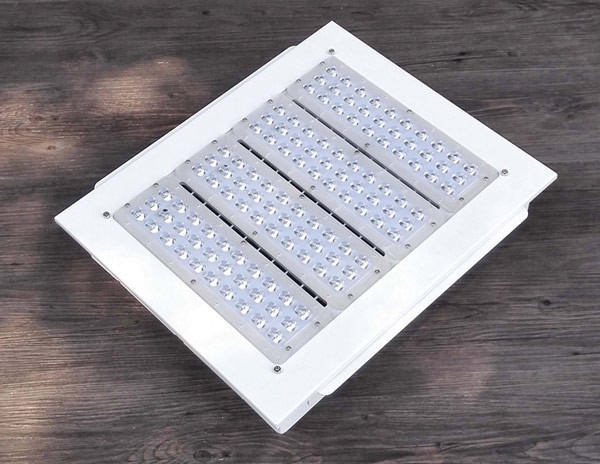 China recessed led canopy light 150w embedded led lamp gas station explosion proof factory