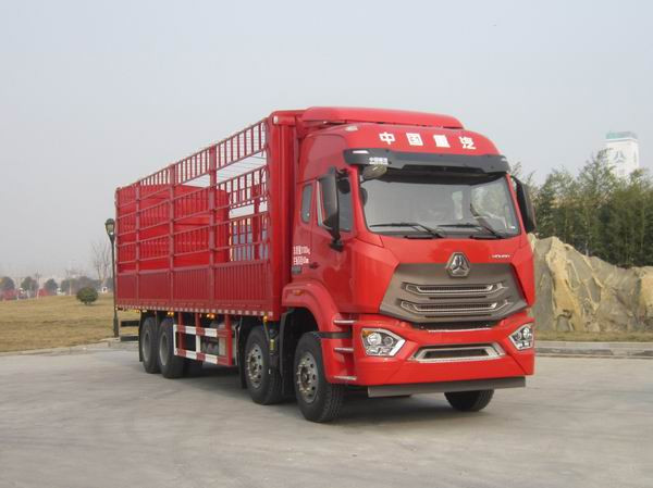 Quality Red 8x2 Truck Diesel Heavy Truck Vehicle 316/429 Horsepower for sale