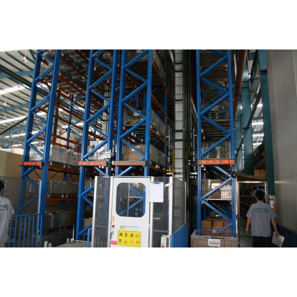Quality heavy duty pallet Automatic Storage And Retrieval System with cold rolled steel , 30M for sale