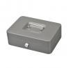 China Three Cell Metal Cash Box With Lock Coin Storage Money Safe Wear Resistance factory