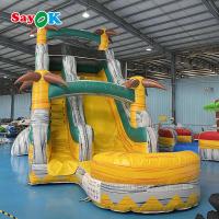Quality Inflatable Jumping Bouncer Commercial Inflatable Water Slide Pool For Kid Big for sale