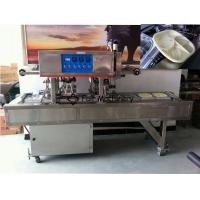 China 900P/H 3.6KW Plastic Food Container Sealing Machine Yogurt Filling 500kg factory