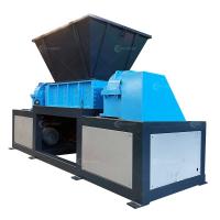 China Double Shaft Rotor Blades Shredder Cases for Small Plastic Polystyrene Recycling for sale