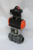 China double action or single action pneumatic actuators control ball valves factory