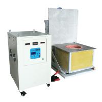 China Super Small Size Induction Metal Heater Melting Furnace Casting Machine 100KW IGBT factory