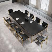 China Customized Melamine Rectangle Office Conference Table For 10 People factory