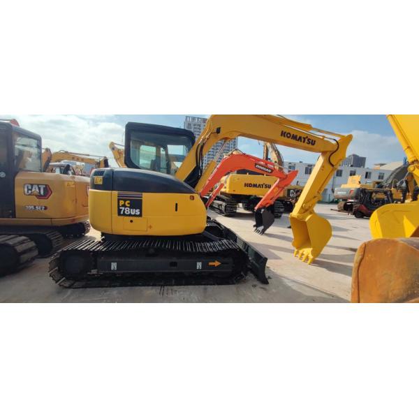 Quality Komatsu PC78US 6 Used Mini Excavator 7 Ton for sale