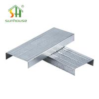 China Aluminum Alloy Partition Wall System Zinc Coated Gypsum Board Track factory