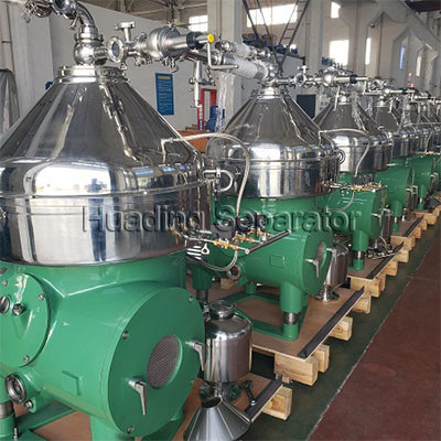 China 90KW Mineral Oil Separator Fish 7T H Medium Capacity Self Cleaning Bowl factory