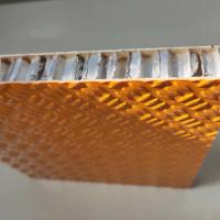 China High Strength Glass Fiber Aluminum Honeycomb Panel For Yacht Deck factory